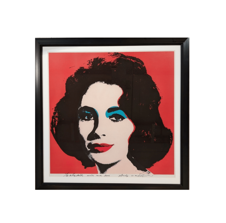 Andy Warhol, Liz in Pink, signed lithograph
