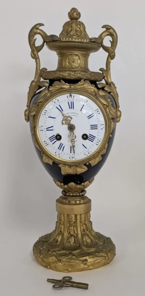 E. Labroue Napoleon 3 Style Mantle Clock
