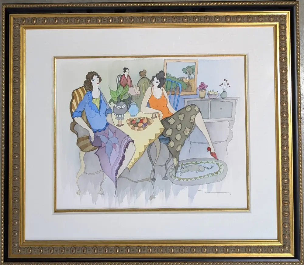 Itzchak Tarkay Original Time to Talk