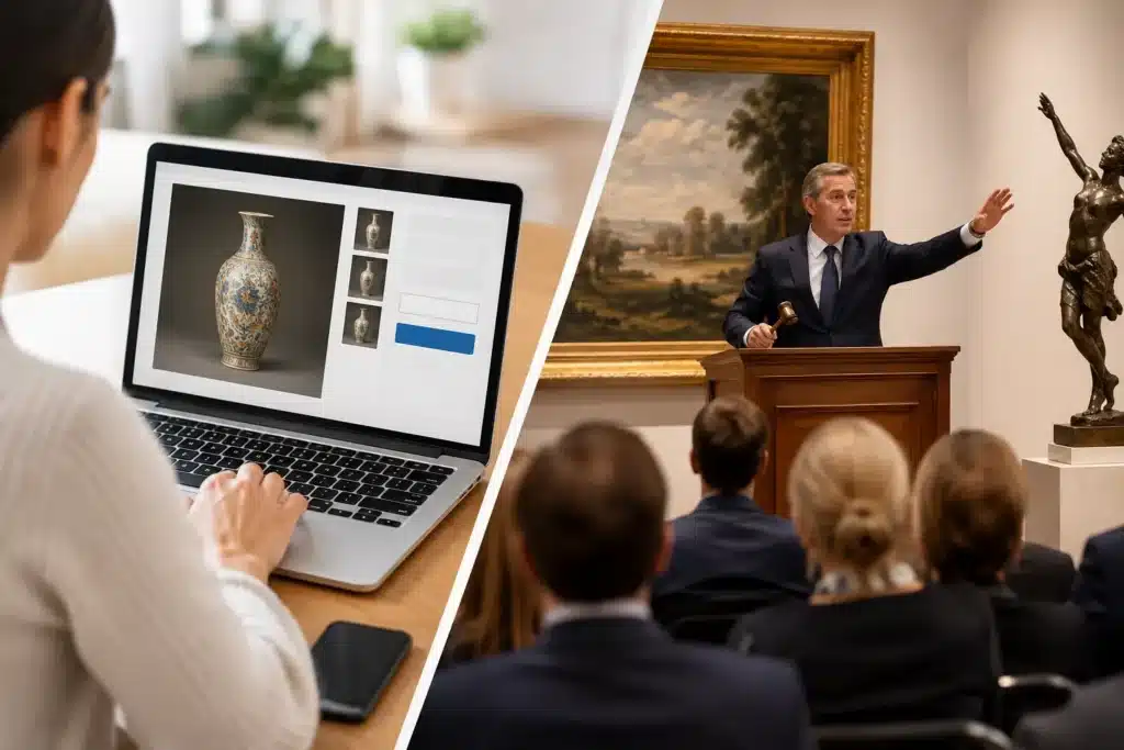 Online Auction Versus Live Auction: Which Fits?